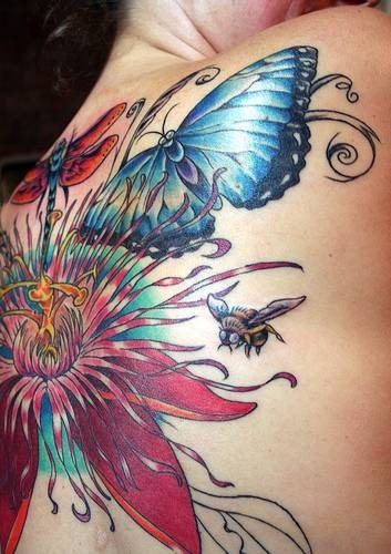 tatouage papillon 1075
