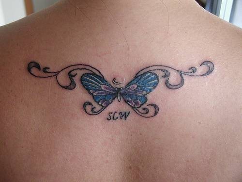 tatouage papillon 1077