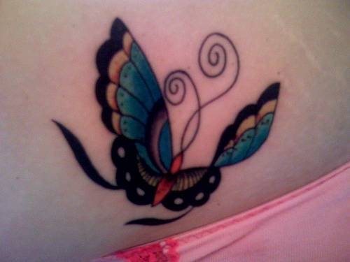 tatouage papillon 1081