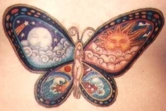 tatouage papillon 1085