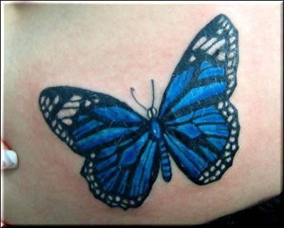 tatouage papillon 1090