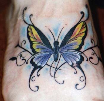 tatouage papillon 1013