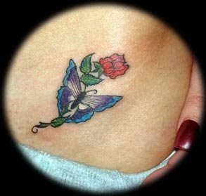 tatouage papillon 1018