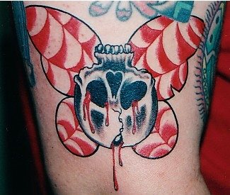 tatouage papillon 1019