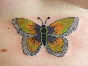 tatouage papillon 1037