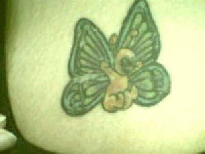 tatouage papillon 1041