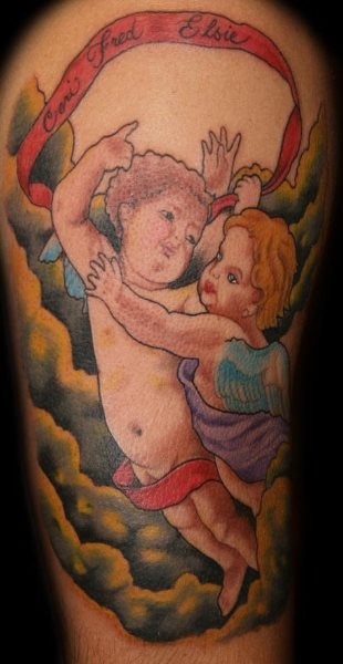 tatouage ange petit 1014