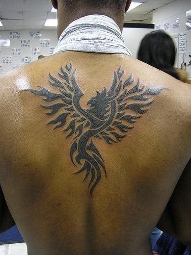 tatouage phoenix 1001