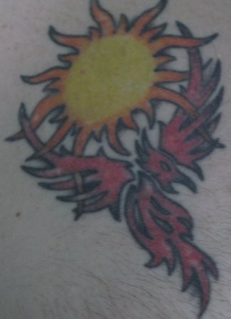 tatouage phoenix 1006