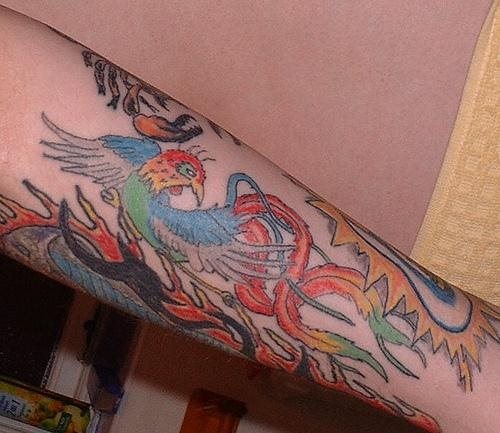 tatouage phoenix 1007
