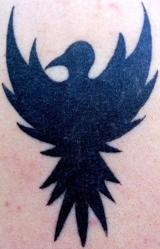 tatouage phoenix 1009
