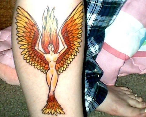 tatouage phoenix 1011