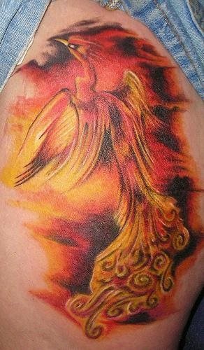tatouage phoenix 1023