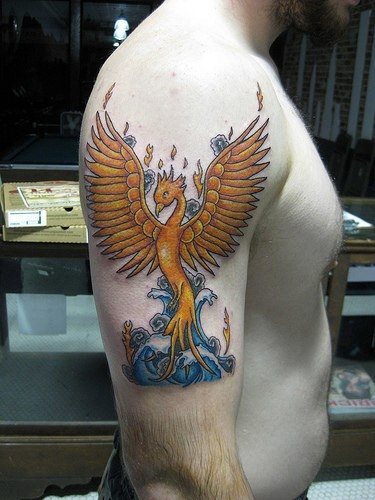 tatouage phoenix 1035
