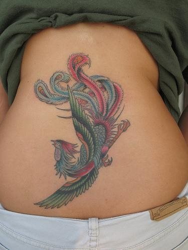 tatouage phoenix 1046