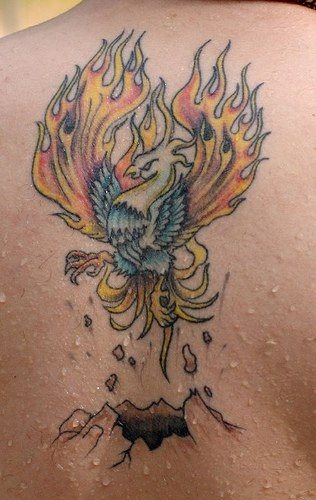 tatouage phoenix 1047