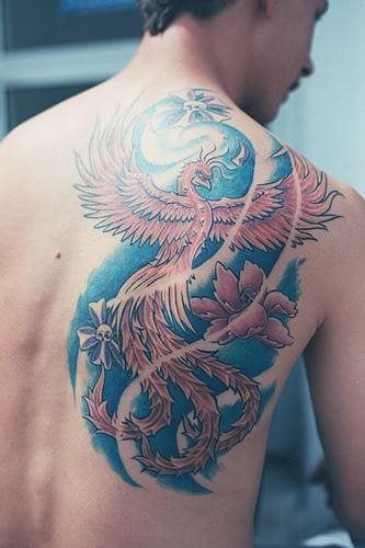 tatouage phoenix 1056