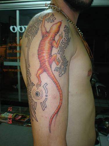 tatouage reptile 1041