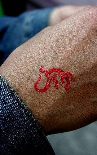 tatouage reptile 1045