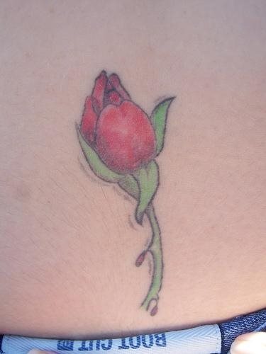 tatouage rose 1000