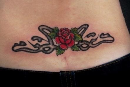 tatouage rose 1024
