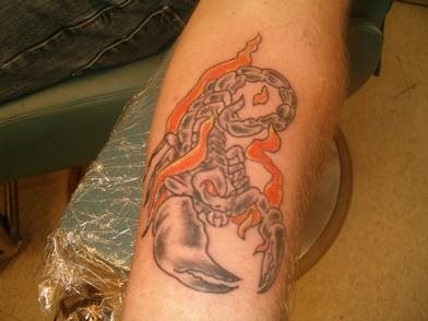 tatouage scorpion 1151