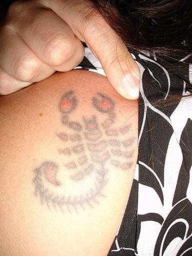 tatouage scorpion 1161