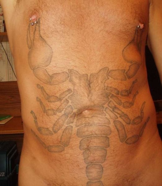 tatouage scorpion 1077