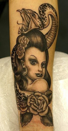 tatouage serpent 1061