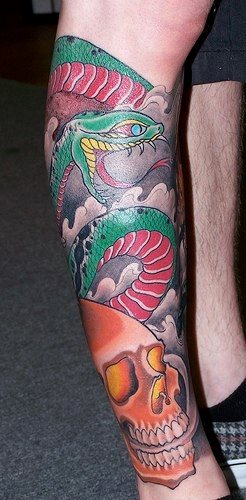 tatouage serpent 1069