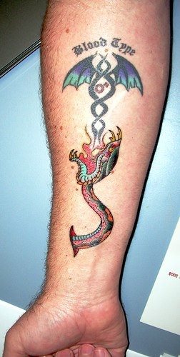 tatouage serpent 1079