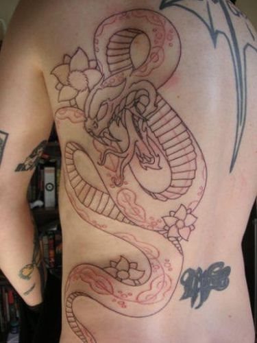 tatouage serpent 1085