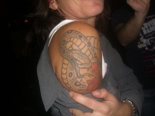 tatouage serpent 1090