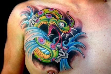 tatouage serpent 1107