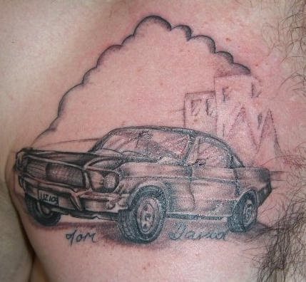 tatouage voiture 1011