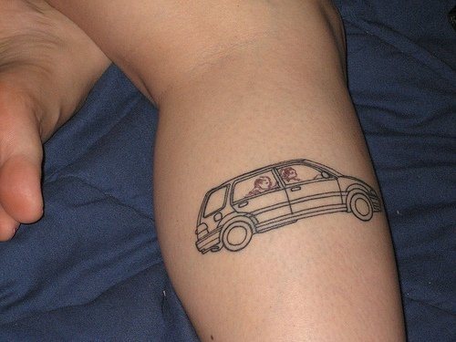tatouage voiture 1046