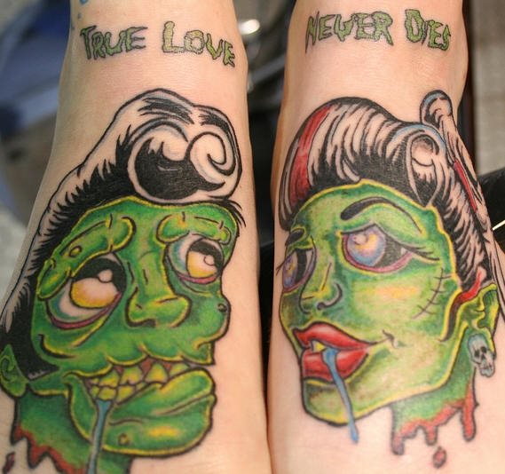 tatouage zombie 1046