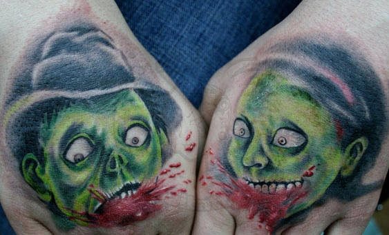 tatouage zombie 1062