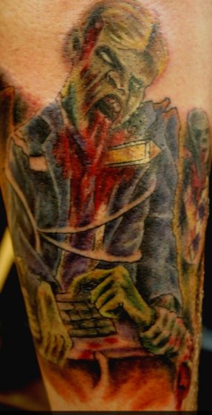 tatouage zombie 1063