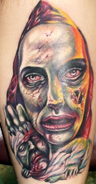 tatouage zombie 1068