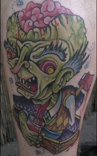 tatouage zombie 1079