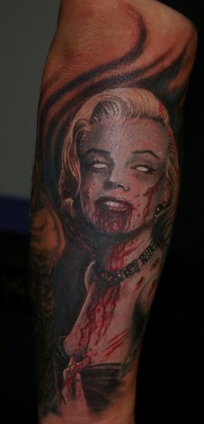 tatouage zombie 1081