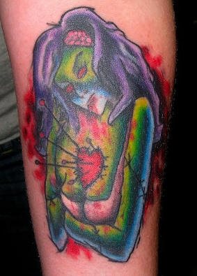 tatouage zombie 1086
