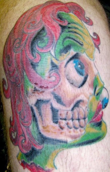 tatouage zombie 1089