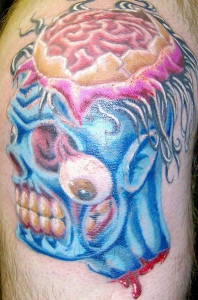 tatouage zombie 1091