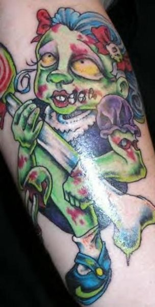 tatouage zombie 1108