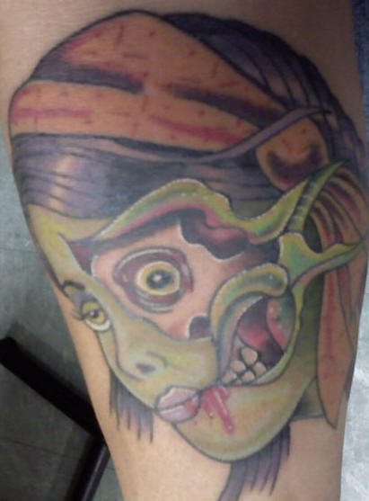 tatouage zombie 1006