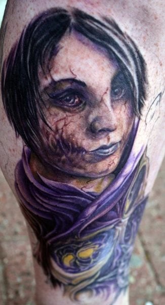 tatouage zombie 1007