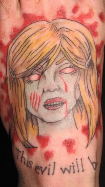 tatouage zombie 1025
