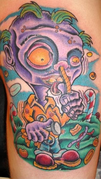 tatouage zombie 1031